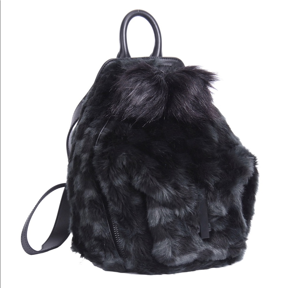 Authentic Kendall + Kylie Faux Fur Backpack
